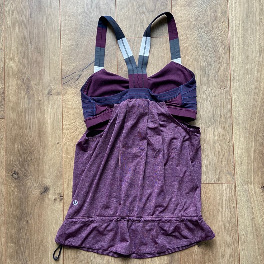 Lulu lemon sporty flowy racer back tank